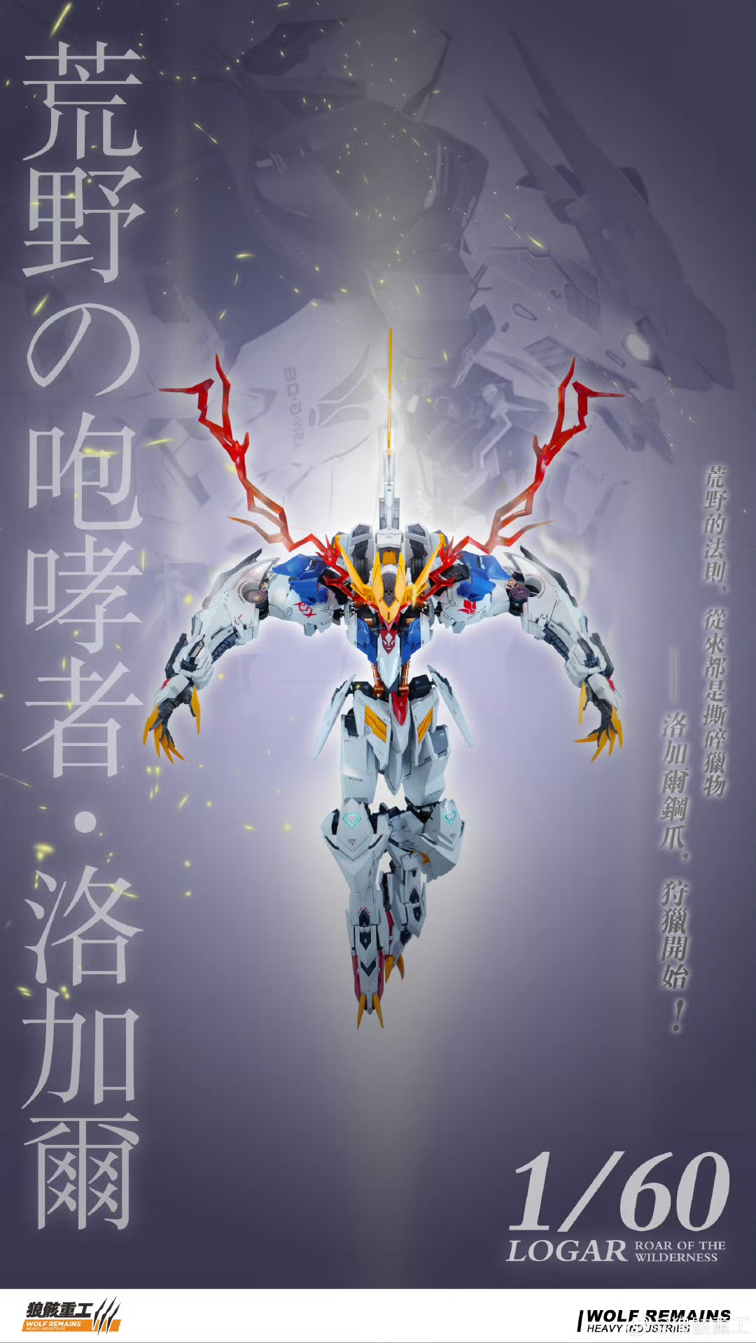 Wolf Remains Heavy Industries 1/60 Logar Metal Frame Model Kit