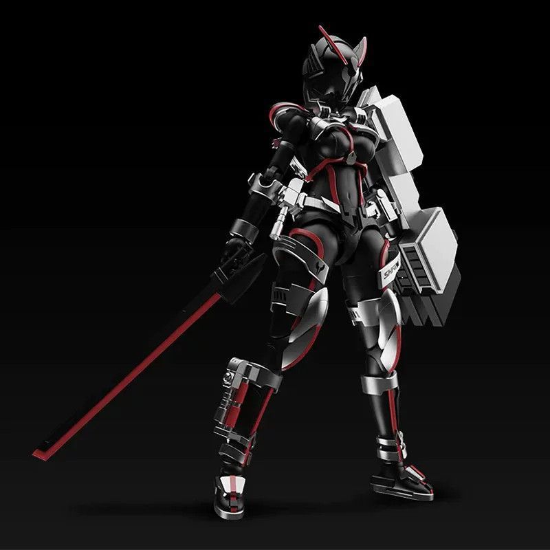 Yubo 1/12 Warrior Goddess Shako Mecha Girl Model Kit