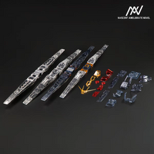 NAN PG Unleashed Nu Clear Armor Parts Full Set with Color Clear Pieces