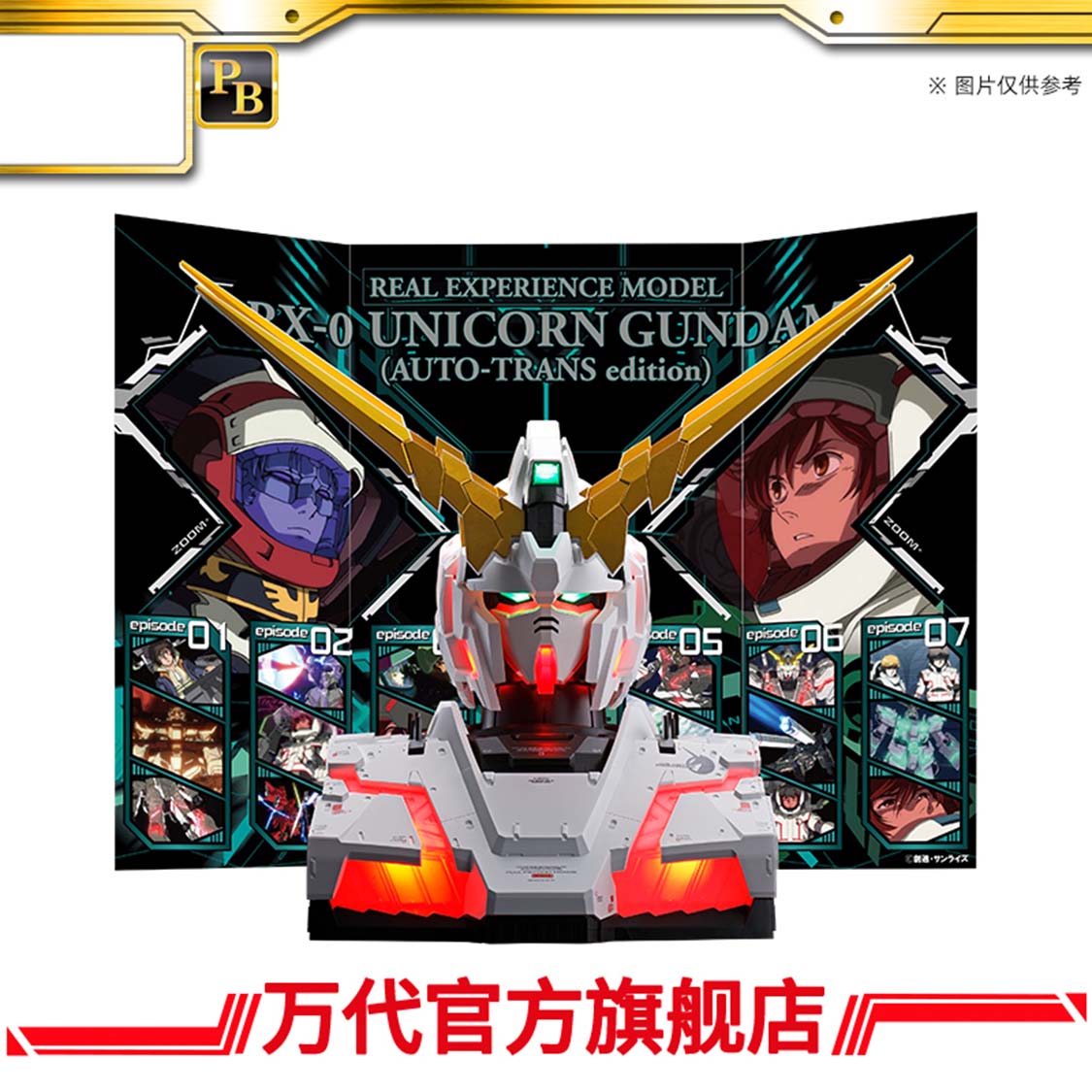 Real Experience Model RX-0 Unicorn Gundam (Auto-Trans Edition)