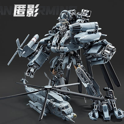 Deformation Robot MPM-13 Q8086 Black Transforming Metal Figure Revised Version