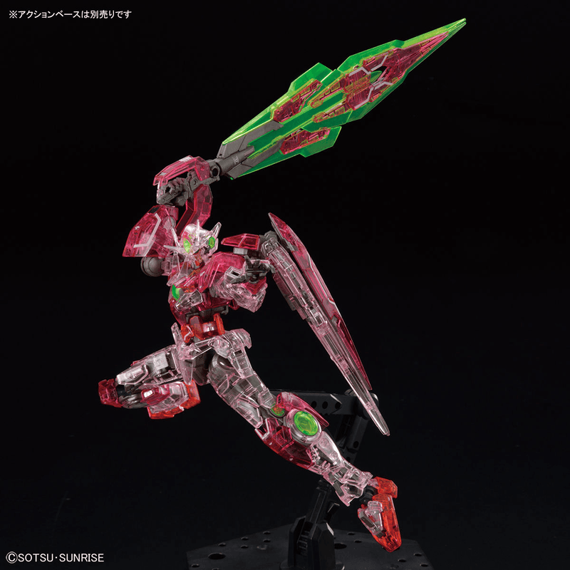 Gundam Base Limited RG 1/144 00 QAN[T] [TRANS-AM CLEAR]