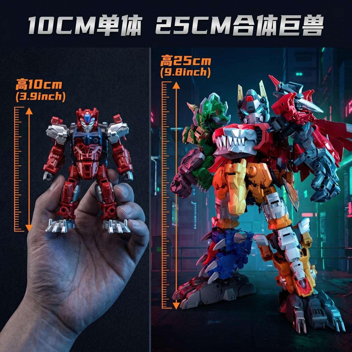 Cangtoys Transforming Combiner Blind Box Set of 6