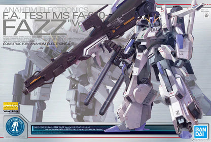 Bandai Gundam Base Limited MG 1/100 FAZZ Ver.Ka Titanium Finish