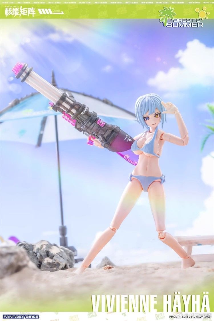 Nuke Matrix Fantasy Girls Forest’s Summer Vivienne Hayha 1/12 Scale Model Kit
