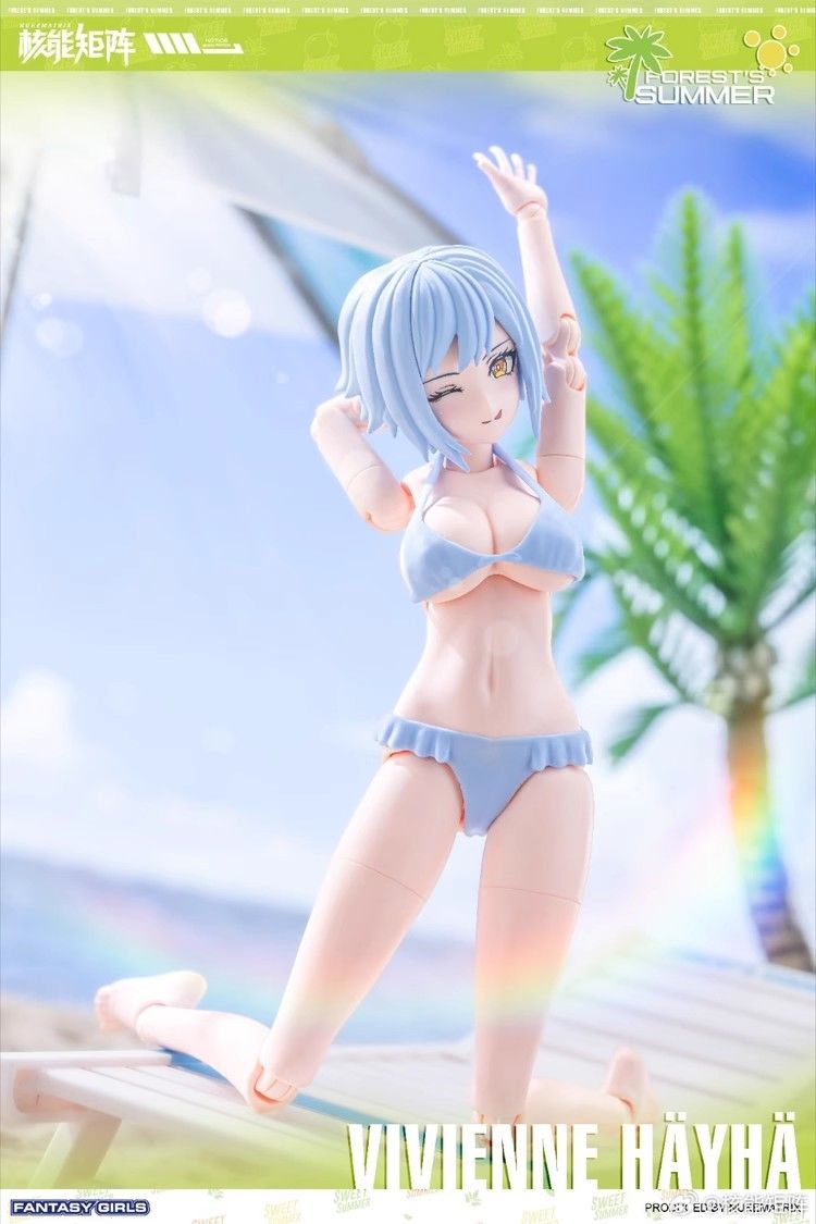 Nuke Matrix Fantasy Girls Forest’s Summer Vivienne Hayha 1/12 Scale Model Kit