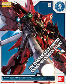 Gundam Base Limited MG 1/100 SINANJU Mechanical Clear Version