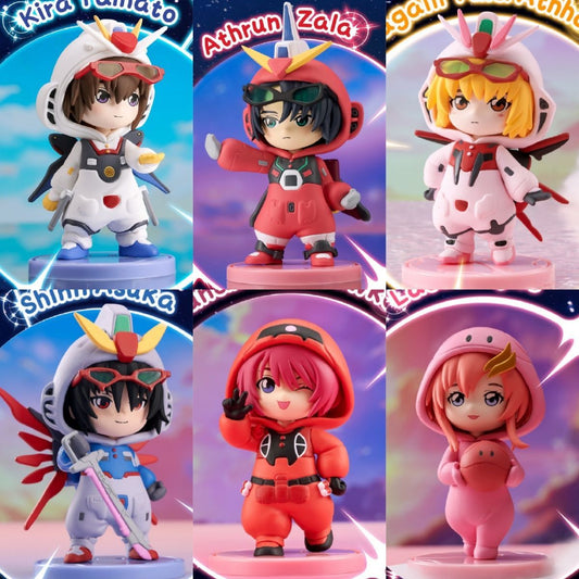 Bandai Gundam SeeD Destiny Q Pajama Blind Box Set of 6