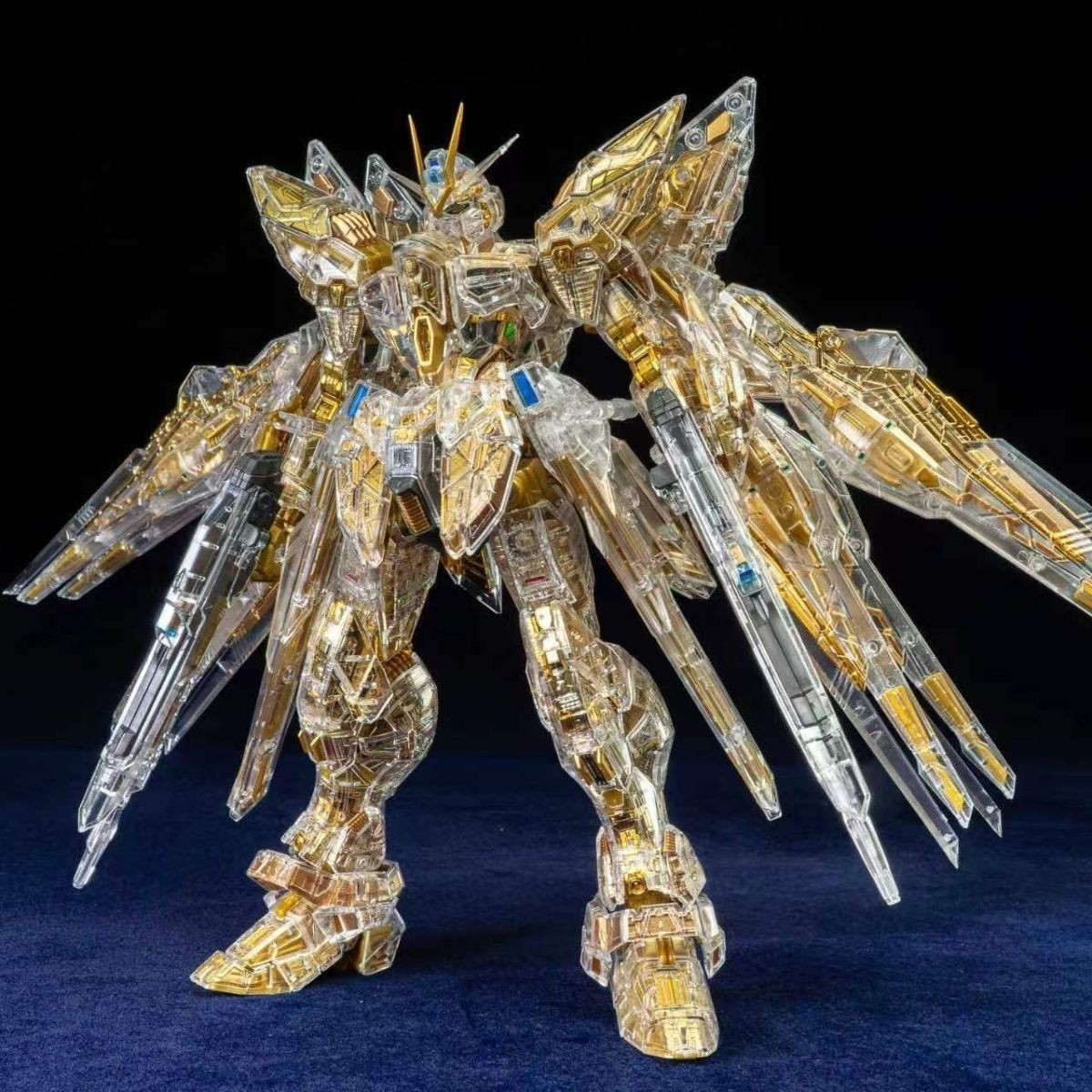 WJ/XX Mechanical Clear Armor Parts for MGEX Strike Freedom