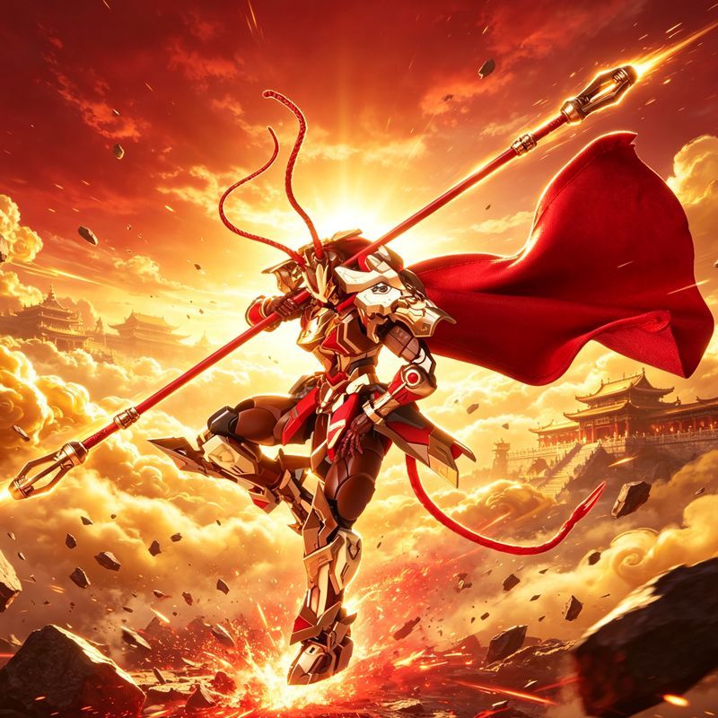 Entropy Play 1/144 Sun Wukong Metal Frame Model Kit
