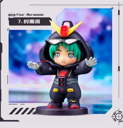 Bandai Gundam Universal Century Q Pajama Blind Box Set of 8