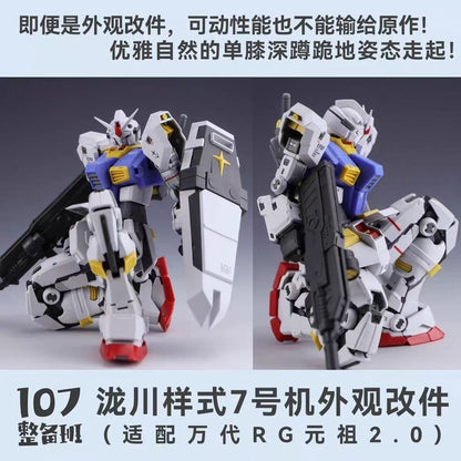 107 Gundam Unit 7 Conversion Parts for RG 2.0