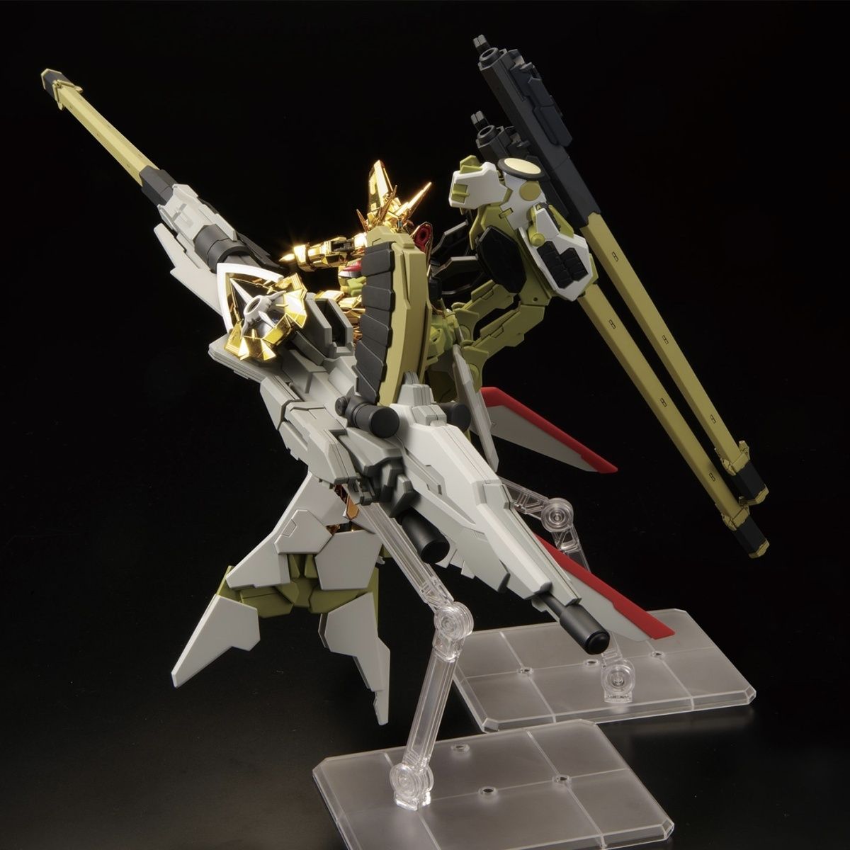 Gundam Base Limited RG 1/144 Akatsuki Gundam (Oowashi Equipment) & HG 1/144 Zeus Silhouette + Custom Joint Parts Set