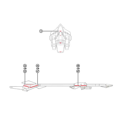 HG Naion Water Slide Decals
