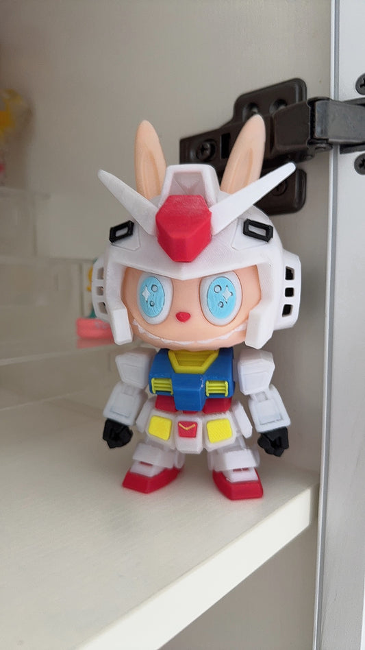 Gundam Labubu Figure