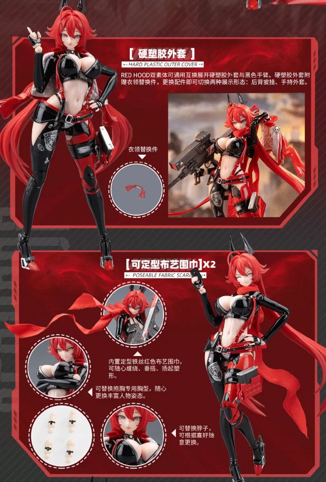 Nonzero Hemoxian Goddess of Victory NIKKE Red Hood Model Kit