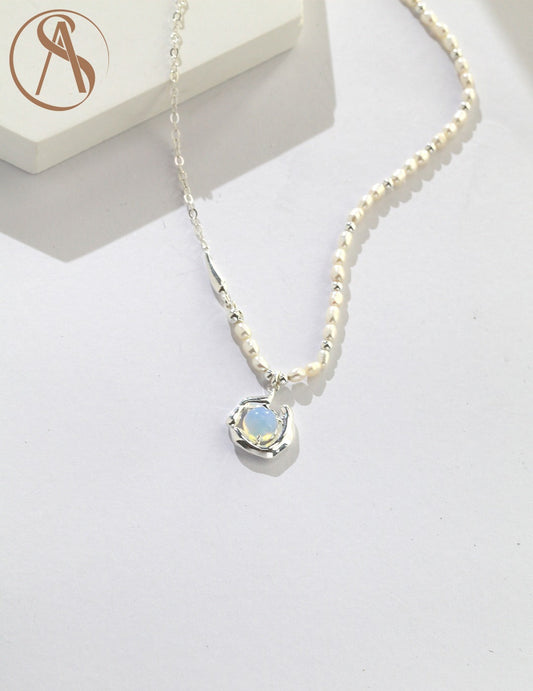 Flowing Opal Necklace
