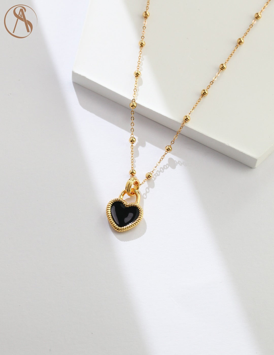 18K Fearless Heart Necklace