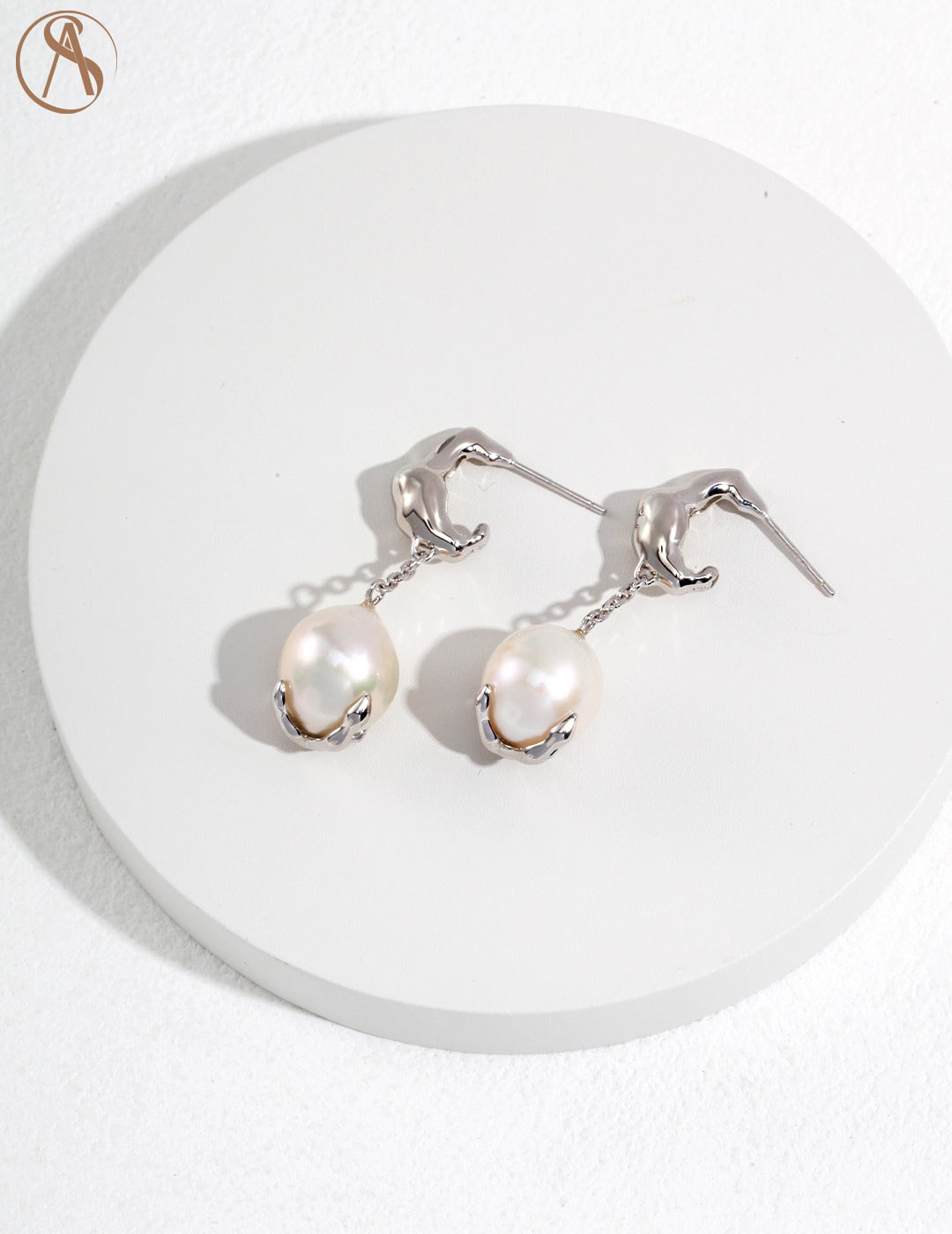 Freshwater Baroque Pearl Drop Earrings